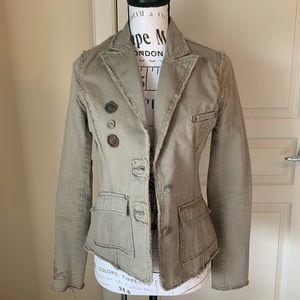 Fitted Khaki Jacket